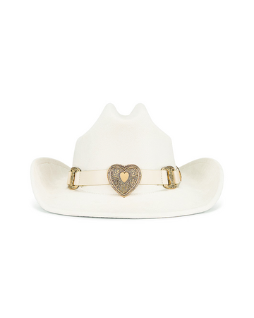 GOLD HEART COWBOY HAT