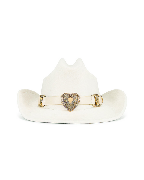 8 Other Reasons Gold Heart Cowboy Hat in Black Heart Of Gold Cowgirl Hat - Black – Trendy and Tipsy main image 3
