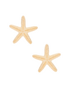 AQUA STARFISH STUD EARRING