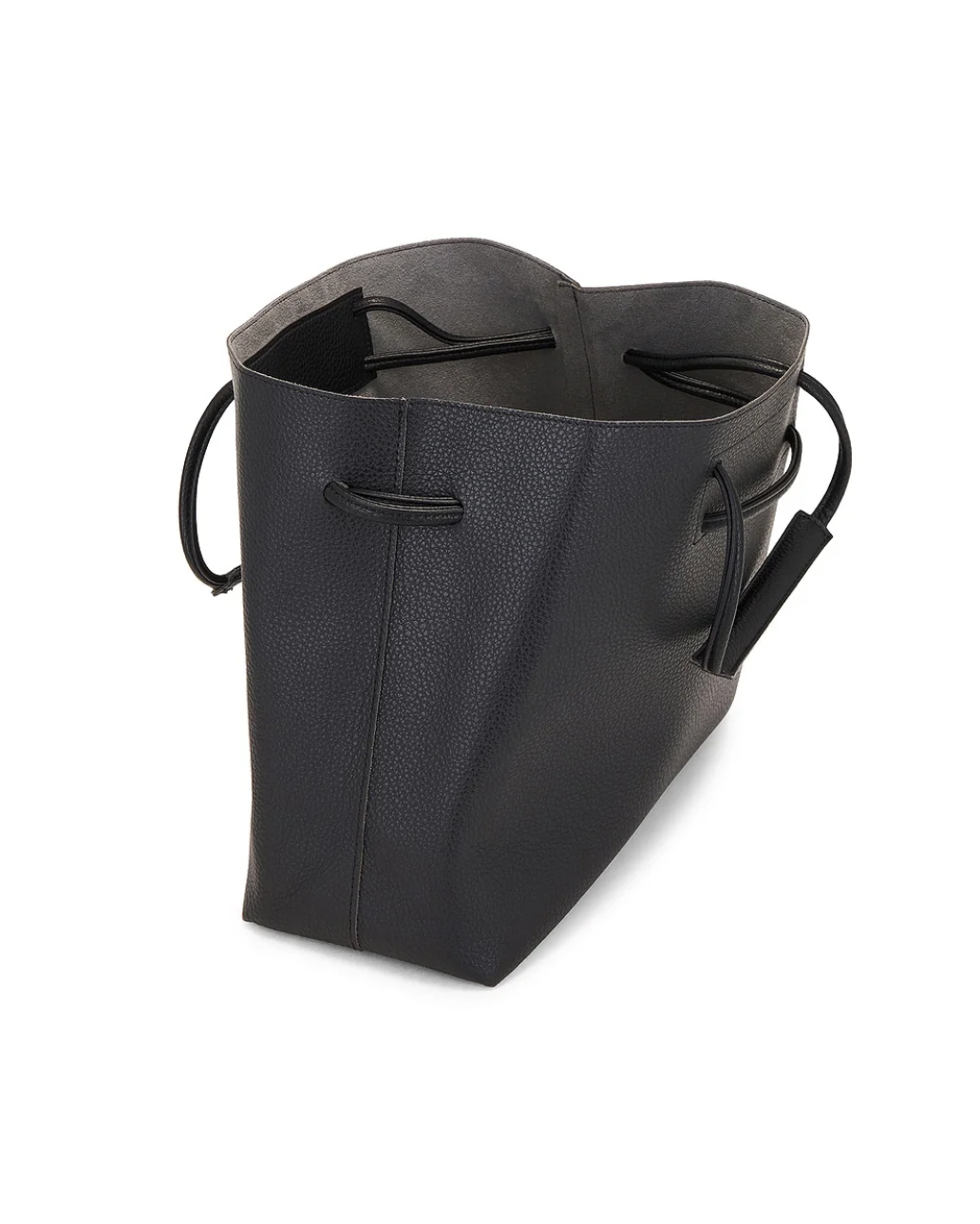 Vegan Leather Slouchy Bucket Bag