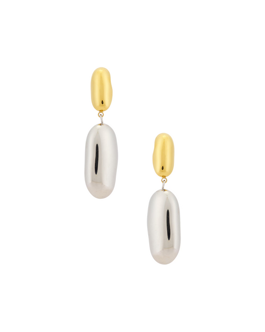 DROPLET STUD DROP EARRING