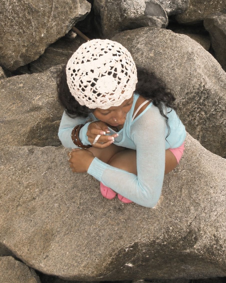 ROSE CROCHET HAT
