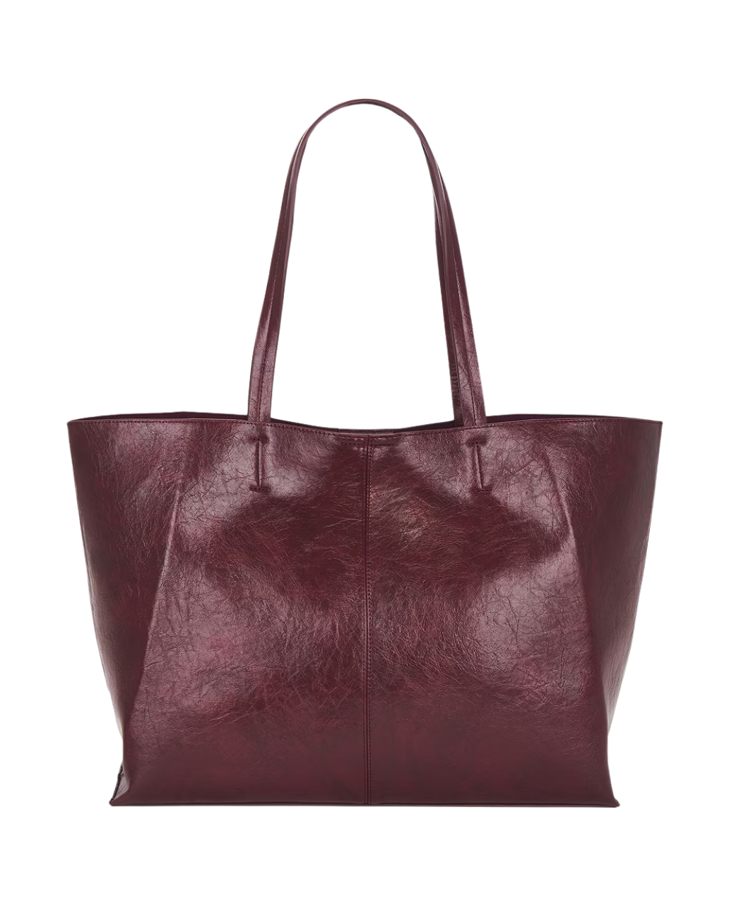 The Harper Carryall faux leather tote bag with shoulder strap