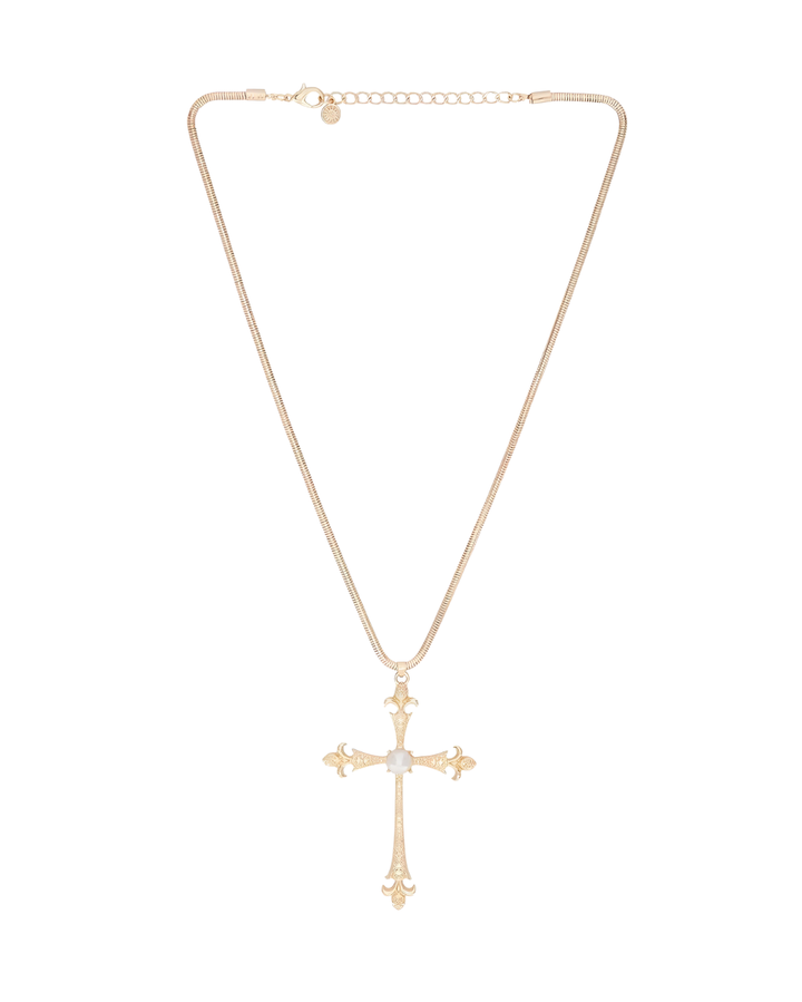 ETERNAL CROSS PENDANT NECKLACE