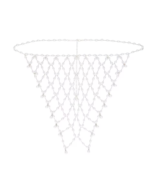 Net Headpiece – avant-garde mesh hair accessory