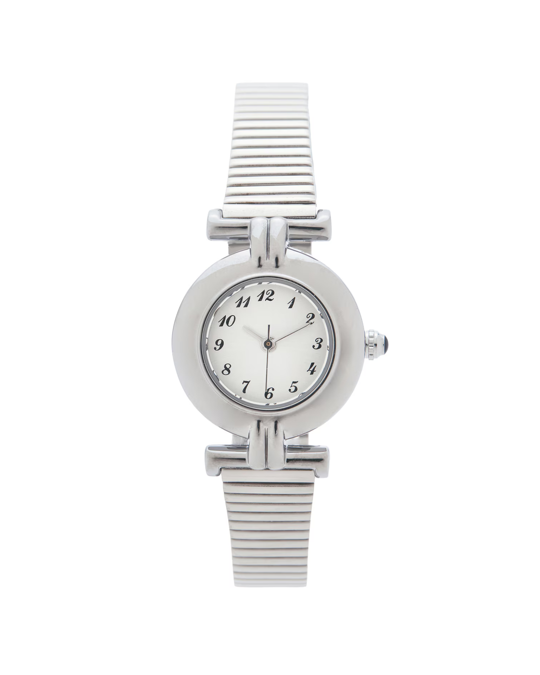 8 Other Reasons Silven Watch – silver-tone bracelet watch with minimal dial