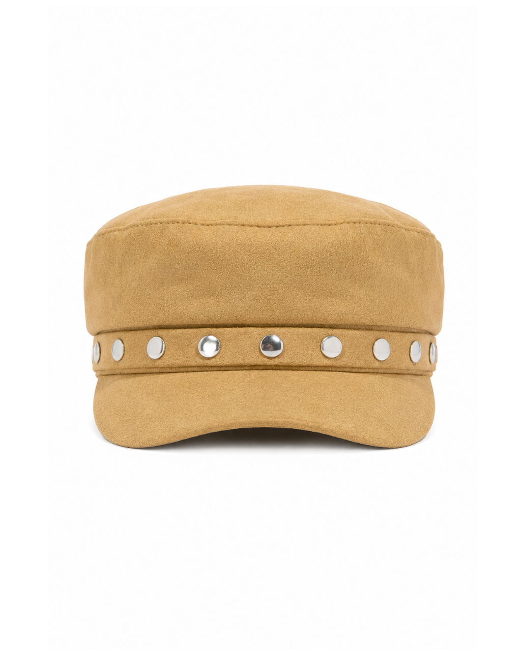 STUDDED BAKER BOY CAP