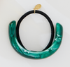 ACRYLIC CRESCENT HAIR TIE
