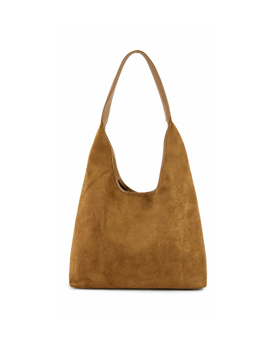 The Weekend Slouch Bag – large suede-look slouch bag