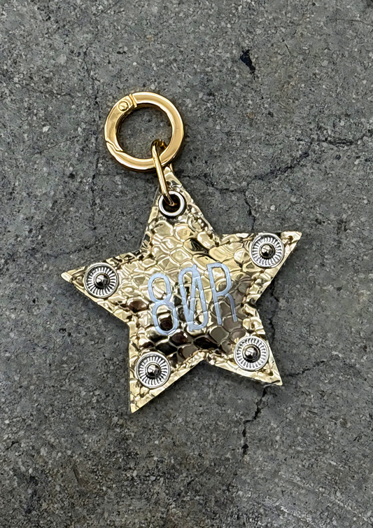 PLUSH STAR KEYCHAIN