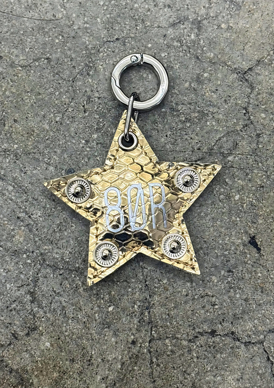 PLUSH STAR KEYCHAIN