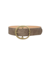 CIRCLE STATEMENT BUCKLE BELT