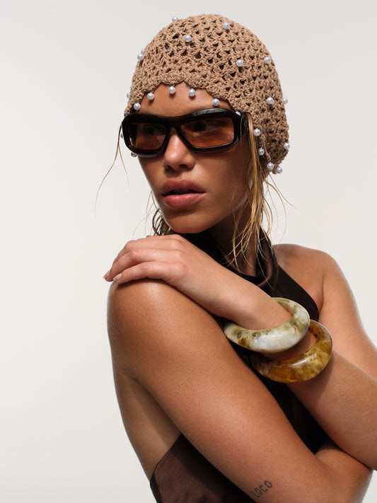PEARL CROCHET HOOD