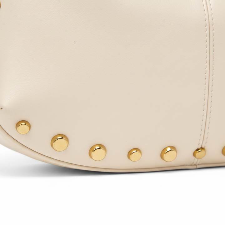 Romy Bag – Gold stud detail close-up