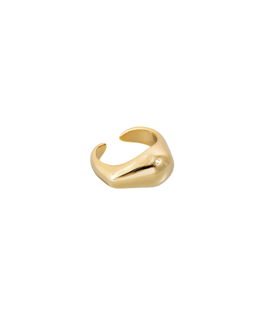 Aveline Ring – abstract stretched-shape ring