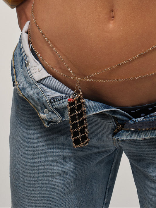 FLAME CHAIN BELT