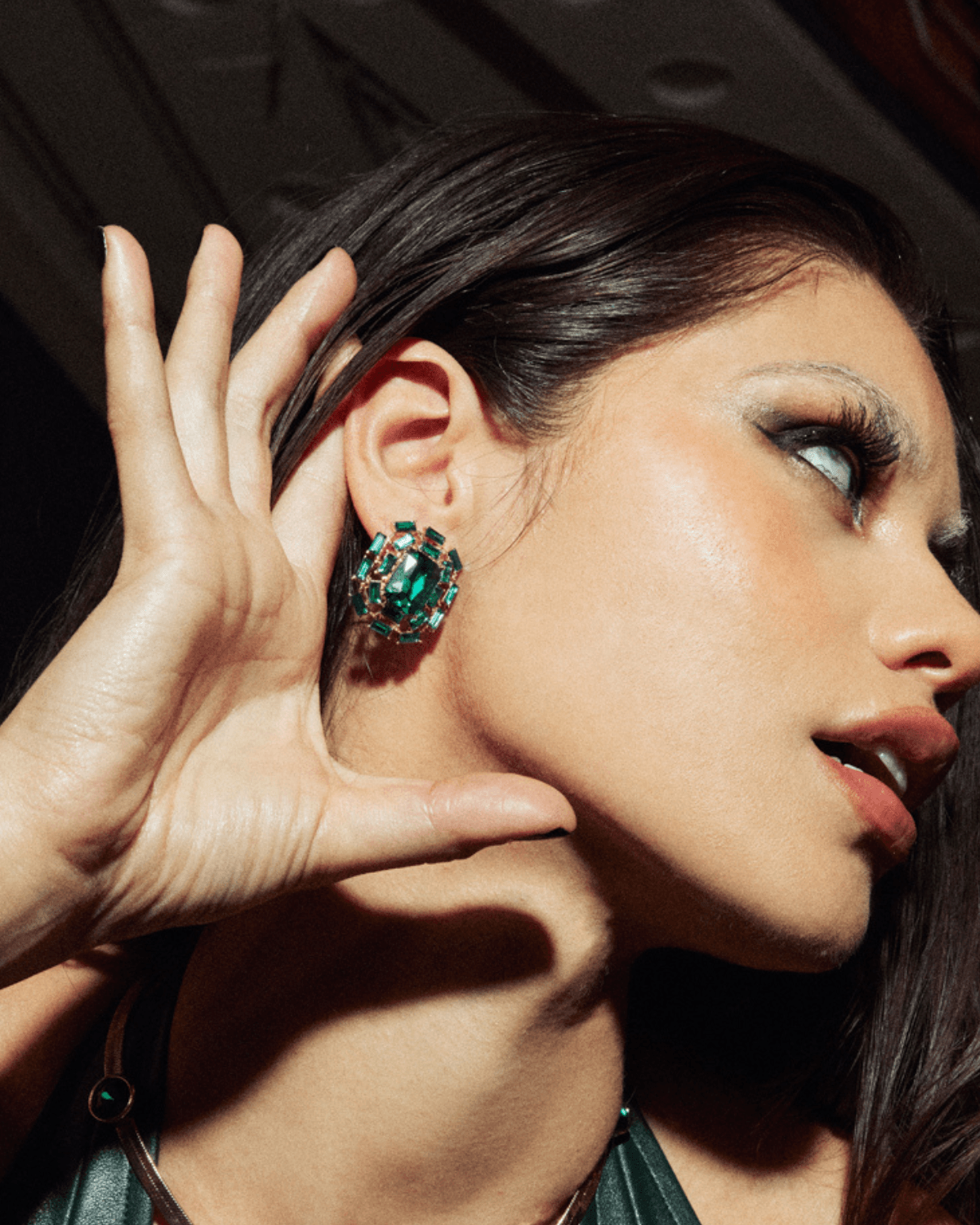 EMERALD CLUSTER EARRING - 8 Other Reasons
