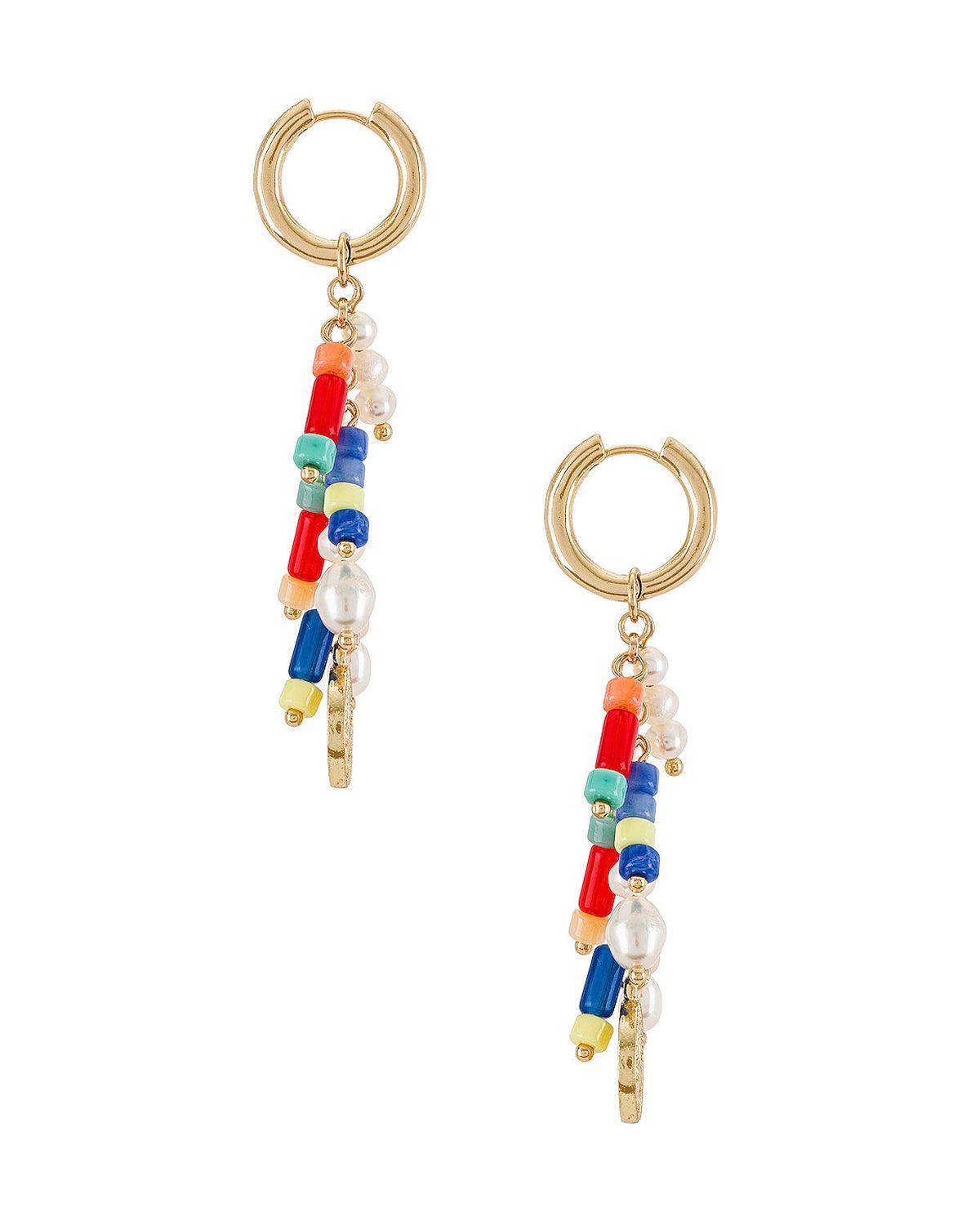 BEADED WITH GOLD COIN DANGLE - 8 Other Reasons