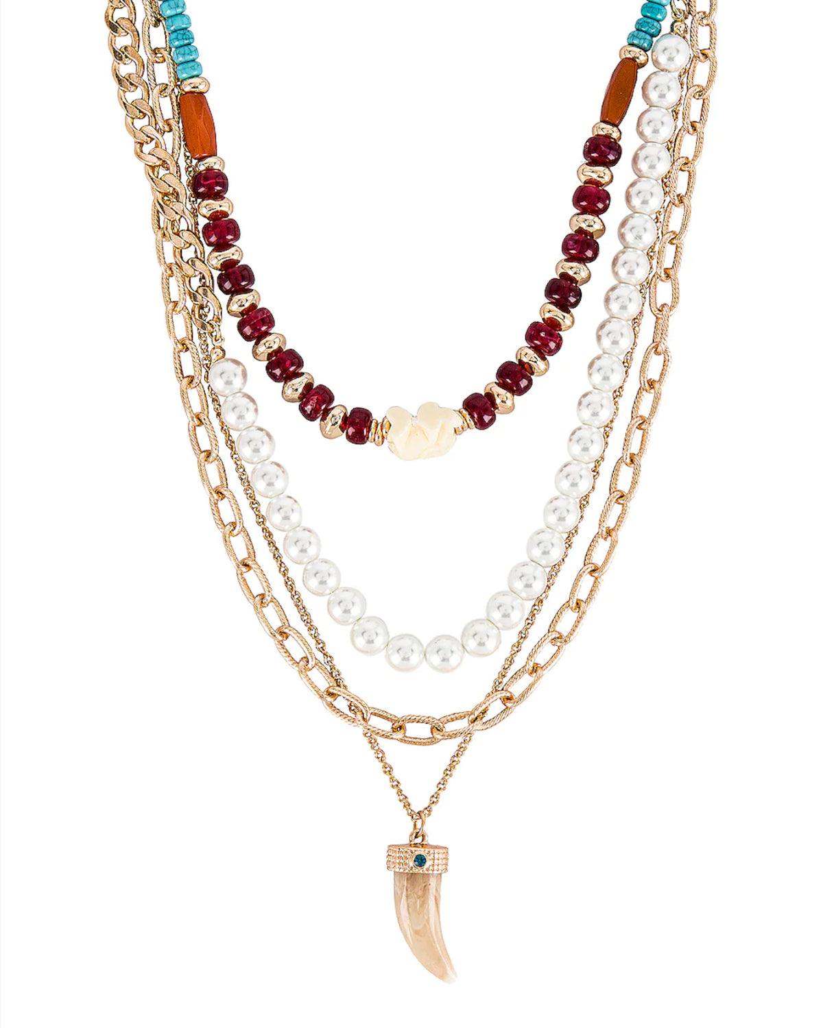 WESTERN LAYERED NECKLACE IN MULTI - 8 Other Reasons