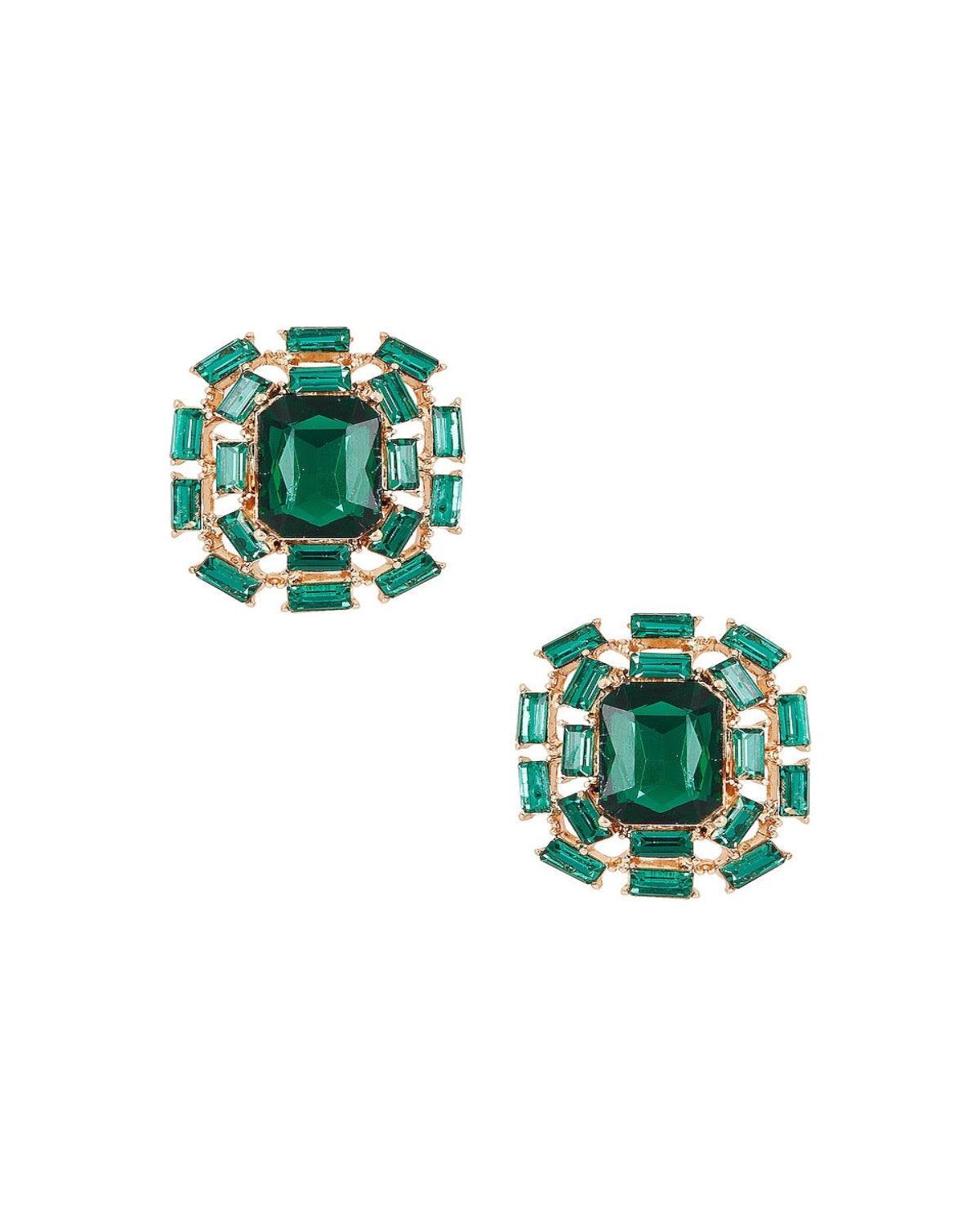 EMERALD CLUSTER EARRING - 8 Other Reasons