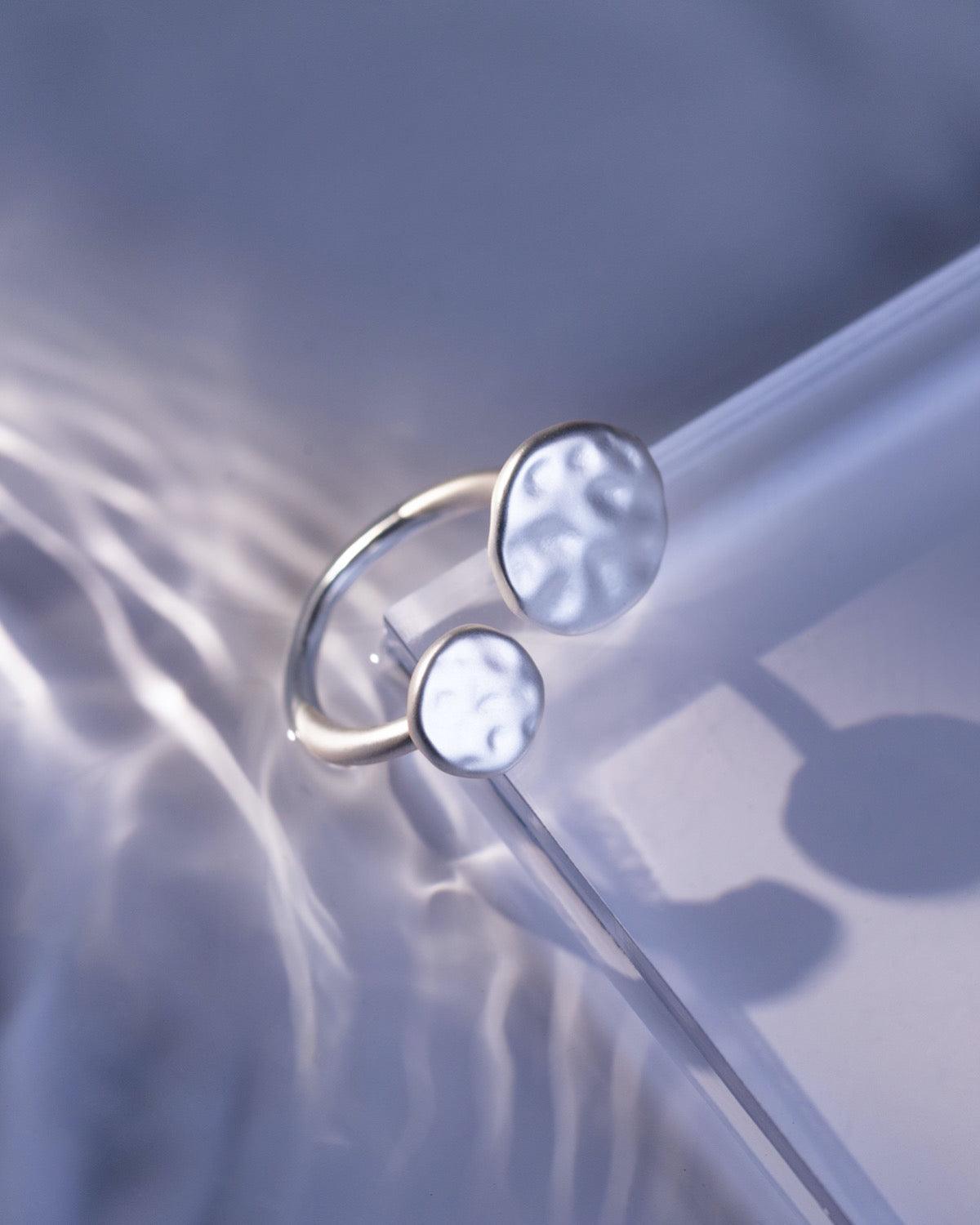 MATTE SILVER NAILED RING - 8 Other Reasons