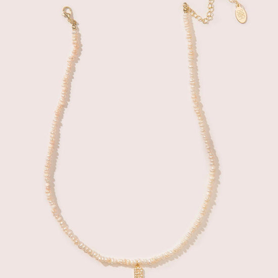 PEARL INITIAL NECKLACE - 8 Other Reasons
