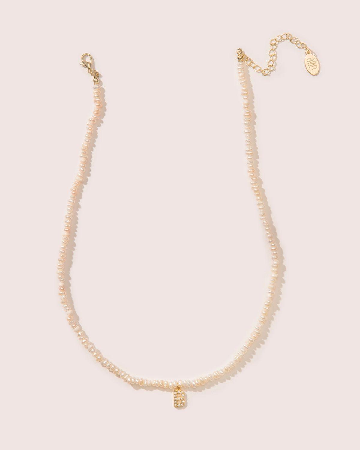 PEARL INITIAL NECKLACE - 8 Other Reasons