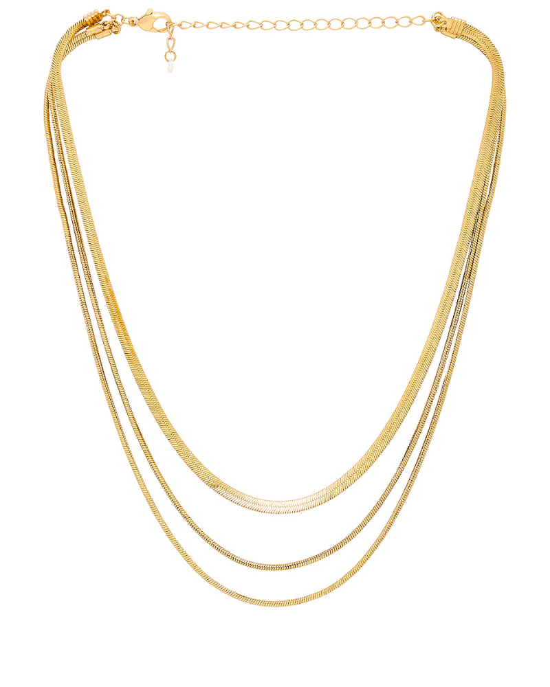 LAYERED HERRINGBONE NECKLACE - 8 Other Reasons